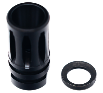 Faxon Firearms FFMD762A2  A2 Flash Hider Black Nitride 5/8"x24 Threads 30 Cal                                                                                                                           