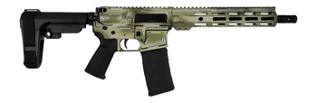 Shark Coast Tactical SCC07107ANOD-P Anime-15 5.56 NATO 30+1 10.50" Black Nitride Threaded Barrel, Aluminum Receiver w/Picatinny Rail, M-LOK Handguard, Polymer SB Tactical SBA3 Brace, Magpul MOE Grip, 