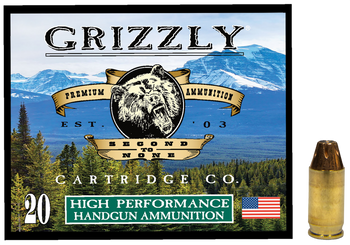 Grizzly Ammo GC38A1   380ACP+P 90gr Jacketed Hollow Point 20 Per Box/10 Case                                                                                                                            