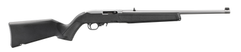 Ruger  10/22  22 LR 10+1 18.50" Satin Stainless Steel Barrel & Drilled & Tapped Receiver, Black Fixed w/M-LOK Polymer Stock                                                                             