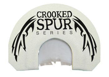 Foxpro CSMOUTHWHTSLASH Crooked Spur V-Cut Slash Diaphragm Call Triple Reed Turkey Sounds Attracts Turkeys White                                                                                         