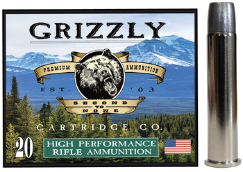 Grizzly Ammo GC45/70+P5   45-70Gov+P 405gr Wide Long Nose Gas Check 20 Per Box/10 Case                                                                                                                  