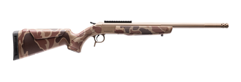 CVA CR4437DC Cascade Takedown 308 Win 1rd 20" Flat Dark Earth Cerakote Stainless Steel Threaded Barrel & Receiver w/Picatinny Rail, Duck Camo Synthetic Stock                                           