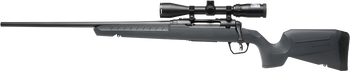 Savage Arms 32254 Axis 2 XP Combo Compact 308 Win 4+1 20" Matte Black Heavy Sporter Barrel & Drilled & Tapped Carbon Steel Receiver, Fixed Matte Gray Synthetic Stock, Left Hand, Boresighted 3-9x40mm  