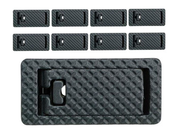 FAB FX-MALC1B LOCKING RAIL COVER SLIM 9PACK