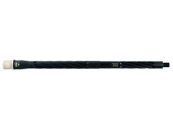 Faxon Firearms 15BW8M16SHQ5RNP3 Match 223 Wylde 16" Spiral Fluted Black Nitride 416 Stainless Barrel