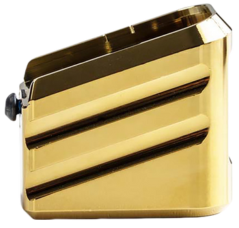 Cross Armory CRG+0MEG19GD Magazine Extension  Fits Glock 19/23/32 Gen 1-5 Gold Aluminum                                                                                                                 