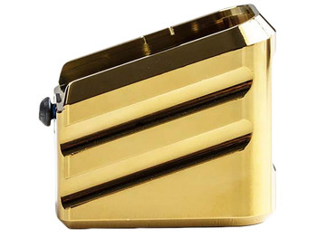 Cross Armory CRG+0MEG19GD Magazine Extension Fits Glock 19/23/32 Gen 1-5 Gold Aluminum