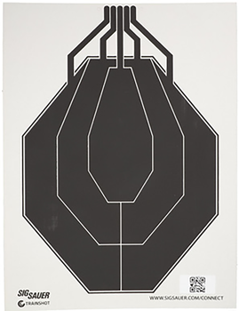 Sig Sauer SCT354 T300 Replacement Target IPSC Hanging Black/White                                                                                                                                       