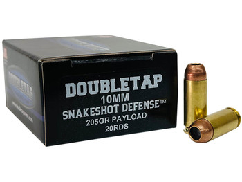 DoubleTap Ammunition 10MMSS20 Snake Shot 10mm 20 Per Box/50 Case