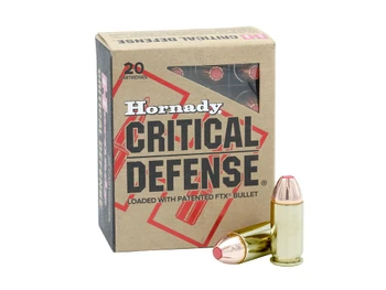 Hornady 90923 Critical Defense 45Auto+P 185gr Flex Tip eXpanding 20 Per Box/10 Case