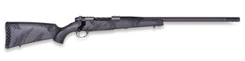 Weatherby MGT01N25CMR4B Mark V Backcountry Guide TI 25 Creedmoor 3+1 22" + 2" Graphite Black Cerakote Fluted Threaded Barrel, Titanium Drilled & Tapped Receiver, Exposed Carbon  w/Carbide Black Accent