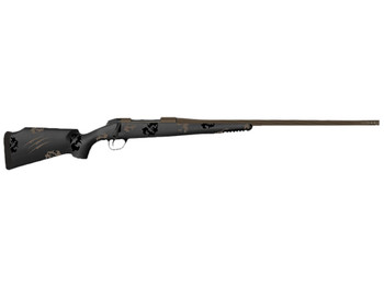 Fierce Firearms TWTROG7PRC22BT Twisted TI Rogue 7mm PRC 22" Black Cerakote Steel Threaded Barrel, Black Cerakote Drilled & Tapped Titanium Receiver, LR Negative Comb Trophy Camo Carbon Fiber Stock