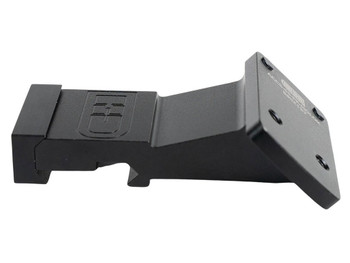 C&H Precision PR45HOLOK Picatinny Mount Red Dot Optic Mount Black Aluminum Compatible w/ Holosun 407K/507K