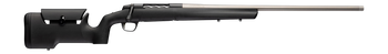 Browning 036120282 X-Bolt 2 Special Max LR Full Size 6.5 Creedmoor 4+1 22" Matte Stainless Heavy Sporter Threaded Barrel, Matte Stainless Stainless Steel Drilled & Tapped Receiver, Black Adjustable Ma