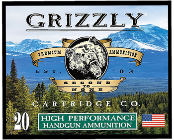Grizzly Ammo GC38SP+P9   38Special+P 148gr Full Metal Jacket Flat Point 20 Per Box/10 Case                                                                                                              