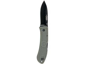 Ka-Bar 4062FG Dozier Hunter 3" Folding Drop Point Plain Japanese AUS-8A SS Blade Zytel Foliage Green Handle