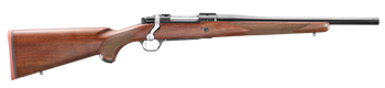 Ruger 67101 Hawkeye Hunter 6.5 Creedmoor 4+1 16.60" Satin Blued Threaded Barrel, Satin Blued Steel Receiver w/Integral Scope Mount, American Walnut Fixed Stock, Right Hand                             