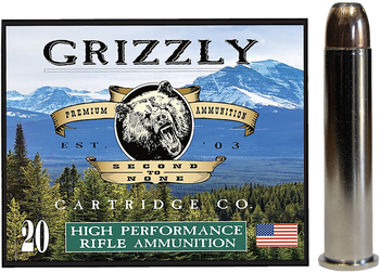 Grizzly Ammo GC45/70+P3   45-70Gov+P 350gr Bonded Flat Point 20 Per Box/10 Case                                                                                                                         