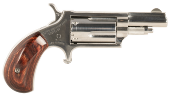 North American Arms 22MDLX LDLX  22 Mag 5 Shot 1.13" Polished Stainless Steel, Rosewood Grip, Exposed Hammer                                                                                            
