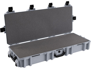 Pelican VCV7300000GRY Vault Double Rifle Case 44" Gray Polyethylene Foam Weather Resistant