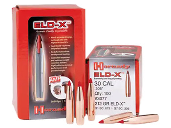 Hornady 2635 ELD-X 6.5mm .264 143 gr Extremely Low Drag eXpanding 100 Per Box/ 15 Case