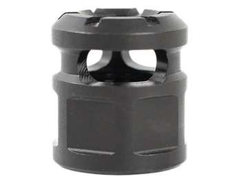 Armaspec ARM4511-BLK Micro Compensator ROOK Black QPQ Nitride Stainless Steel 1/2"x28 Threads Multi Caliber