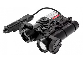 AGM Global Vision WLAD-CLA1-B1 WLAD 1B Black Green Laser & IR Pointer/Illuminator Coaxial Dual Laser White LED 300 Lumen