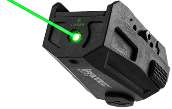 Alliance Consumer Group IPRLSR0002 Mycro Rail Mount Green Laser  Matte Black                                                                                                                            