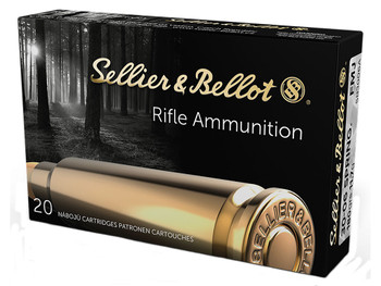 Sellier & Bellot SB3006A Rifle 30-06Springfield 180gr Full Metal Jacket 20 Per Box/20 Case