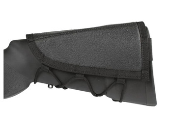 Blackhawk 90CP02BK Ammo Cheek Pad Black Nylon 5rd Rifle Buttstock Mount