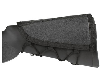 Blackhawk 90CP02BK Ammo Cheek Pad Black Nylon 5rd Rifle Buttstock Mount