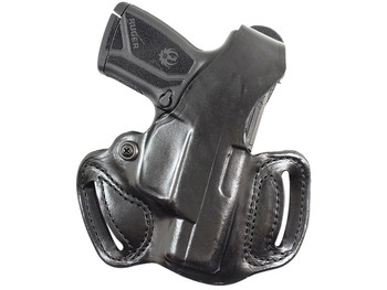 DeSantis Gunhide 085BAZ9Z0 Thumb Break Mini Slide OWB Black Leather Belt Slide Fits Kel-Tec PMR30 Right Hand