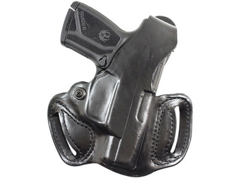DeSantis Gunhide 085BAZ9Z0 Thumb Break Mini Slide OWB Black Leather Belt Slide Fits Kel-Tec PMR30 Right Hand