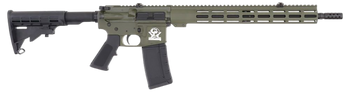 Great Lakes Firearms GL15223ODG AR-15  223 Wylde 30+1 16" Black Nitride Threaded Barrel, OD Green Cerakote Aluminum Receiver w/Picatinny Rail, M-LOK Handguard, Black Polymer Stock, Mil-Spec Grip      