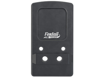 Foxtail Precision 100015 Rear Sight Dovetail Optic Adapter Plate for non MOS Glock Black Anodized Glock Non MOS