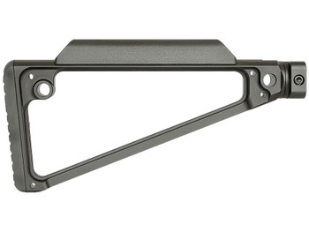 Midwest Industries MITRIF Triangle Fixed Stock Black 6061 Aluminum