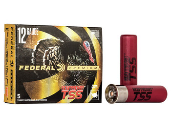 Federal PTSSX191F7 Premium Turkey Heavyweight TSS 12Gauge 3.50" 2 1/4oz 7Shot 5 Per Box/50 Case