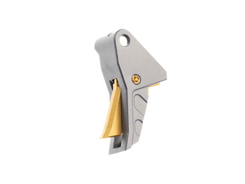 Tyrant CNC TDECHETRIGGREY/GOLD I.T.T.S Trigger Grey/Gold Fits Springfield Echelon