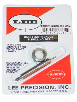 Lee Precision 90034 Case Length Gauge  Silver 300 WSM Steel                                                                                                                                             