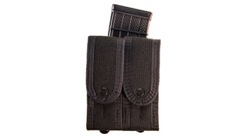 High Speed Gear 41TP02BK TACO Duty Double (2 Pistol/1 Rifle), Black Nylon with MOLLE Exterior, Fits MOLLE & 2" Belt                                                                                     
