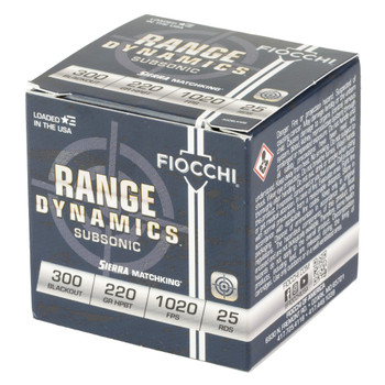 FIOCCHI RNG DYNA 300BLK 220GR 25/500