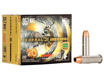 Federal P357XB1 Premium 357Mag 140gr Barnes Expander BRX 20 Per Box/10 Case