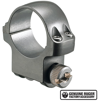 Ruger 90294 4KTG Scope Ring  Silver 1" Medium                                                                                                                                                           