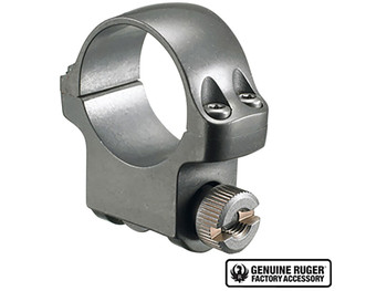 Ruger 90294 4KTG Scope Ring Silver 1" Medium