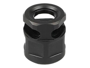 Armaspec ARM4521-BLK Micro Compensator Pawn Black QPQ Nitride Stainless Steel 1/2"x28 Threads