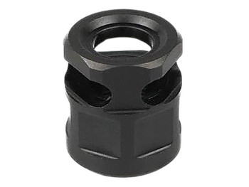 Armaspec ARM4521-BLK Micro Compensator Pawn Black QPQ Nitride Stainless Steel 1/2"x28 Threads