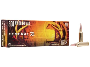 Federal F300WSMFS1 Fusion 300WSM 165gr Bonded Soft Point 20 Per Box/10 Case