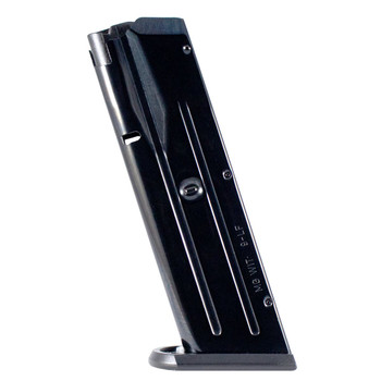 Mec-Gar MGWIT9SFAFC Tanfoglio 17rd 9mm Luger, Fits Tanfoglio Witness Sm Frame Blued w/Anti-Friction Coating Carbon Steel                                                                                