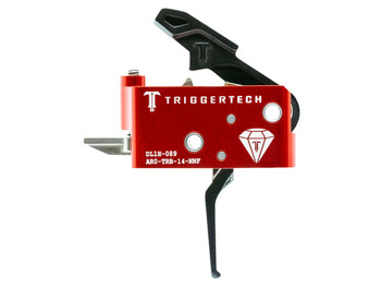 TriggerTech AROTRB14NNF Diamond Two-Stage Flat Trigger with 1.50-4 lbs Draw Weight for AR-15 Right
